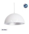 GLOBOSTAR® CHIME 01030 Μοντέρνο Κρεμαστό Φωτιστικό Οροφής με Ντουί 1 x E27 AC 220-240V IP20 - Λευκό - Μ30 x Π30 x Υ16cm